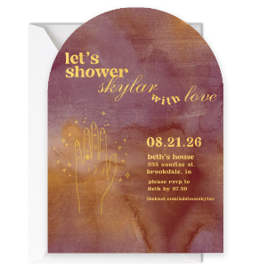 Meet ForYourParty's new Let's Shower With Love Invite, designed especially for you. It has an amazing graphics and will fit in every occasion. Modify it and you're good to go! 