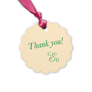 The ever-popular Natural Ivory Rectangle Gift Tag with Matte Moss Green Foil are a must-have for your next event—whatever the celebration!