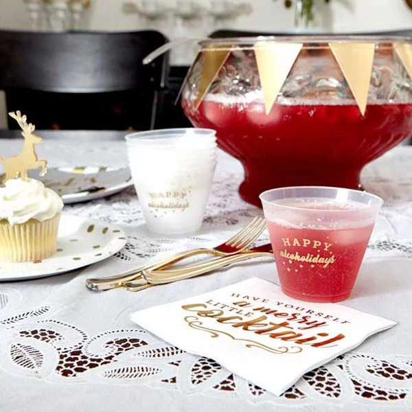 napkin on party table