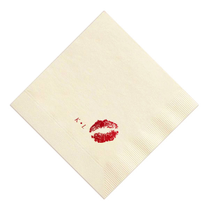 Lipstick Kiss Napkin