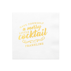 Merry Little Cocktail Napkin