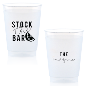 Our custom Matte Black Ink 9 oz Frost Flex Cup with Matte Black Ink Cup Ink Colors has a Lemon Wedge graphic and is good for use in Food, Drinks themed parties and couldn't be more perfect. It's time to show off your impeccable taste.