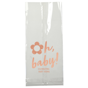 Celebrate baby and mama in style with ForYourParty's party bags.  Printed in the foil color of your choice, these party bags will add a personal touch to your baby shower.