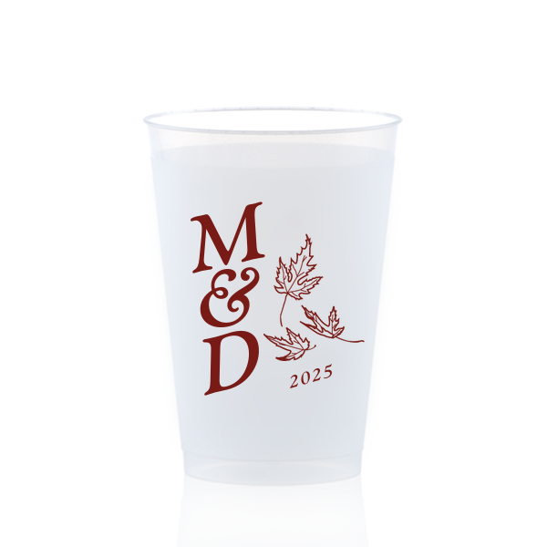 Falling Leaves Initials Cup