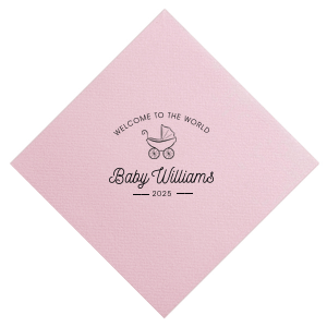 personalized baby shower napkins cheap