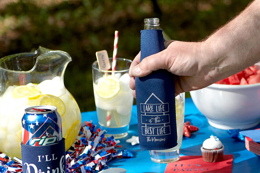 wedding can cooler
