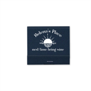 Sunset Next Time Bring Wine Matchbook