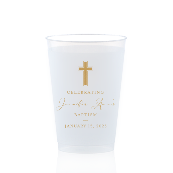 Celebrating Baptism Frost Flex Cup