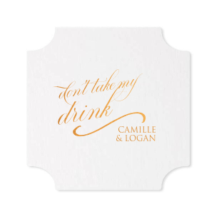 Deco Coasters Personalized Paper Coasters For Your Party