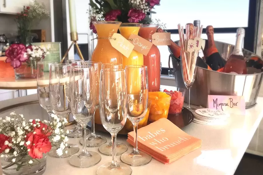 personalized party accessories for a fab bachelorette party trip