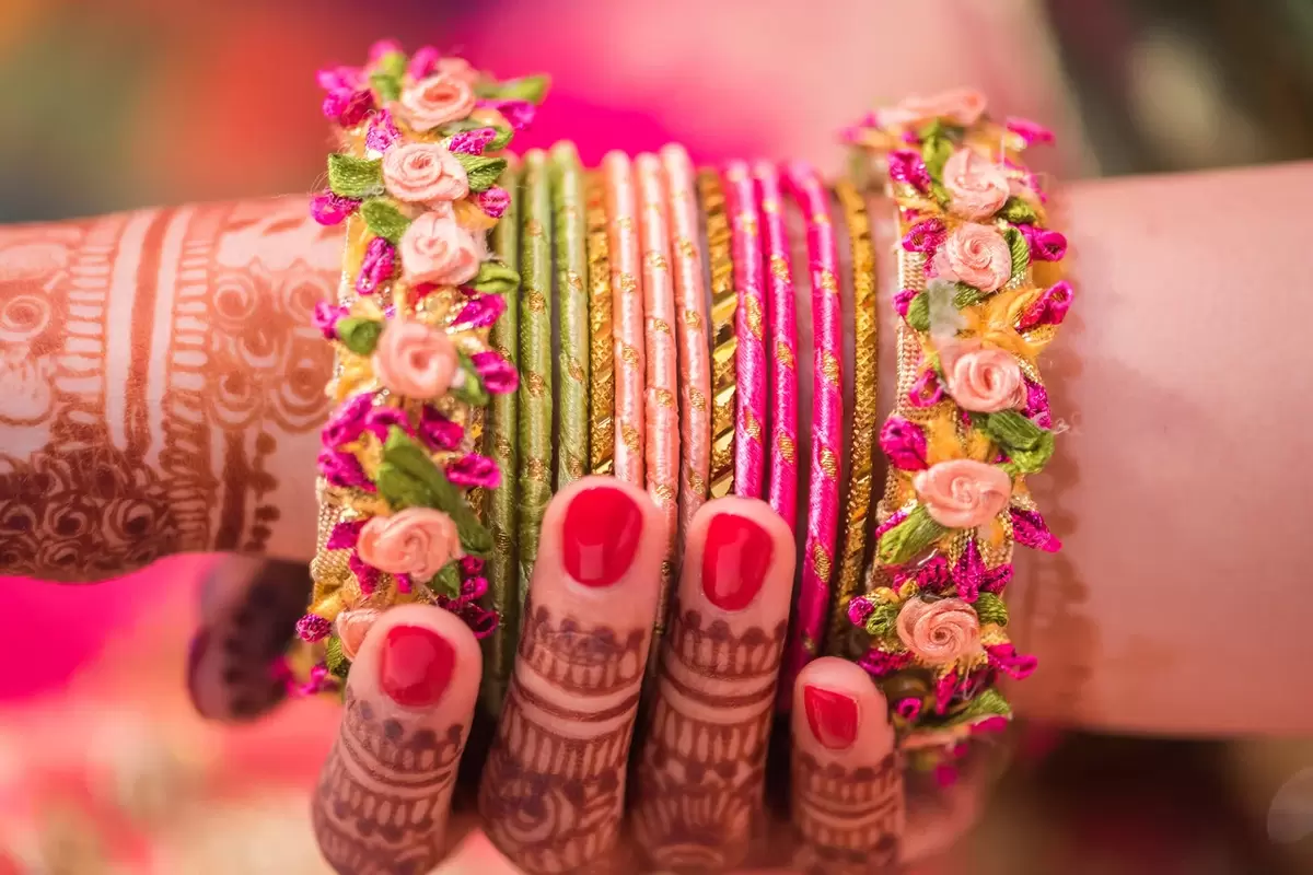 For Your Party Real Wedding Feature Mehndi Bangles