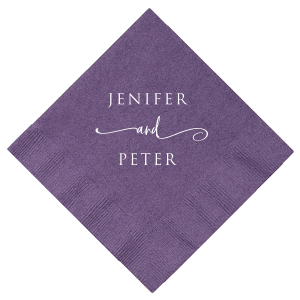 Cocktail Luncheon Dinner Guest Towels 100 Personalized Napkins Personalized Napkins Wedding Custom Monogram The Vows are Done Have Fun