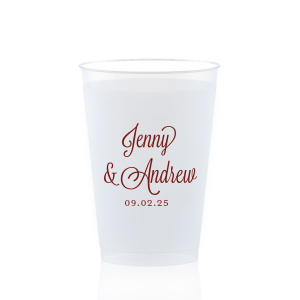 Better Together 12oz or 16oz Frosted Unbreakable Plastic Cup 186 Custom  Bridal Wedding Favor, Wedding Cup, Party Cups, Party Favors 