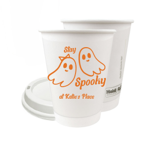 Get groovy this spooky season with the Groovy Halloween Cup. Our custom and cute Halloween decor will add a memorable touch at your Halloween party. Featuring two adorable ghosts, personalize teh design with your own name. 