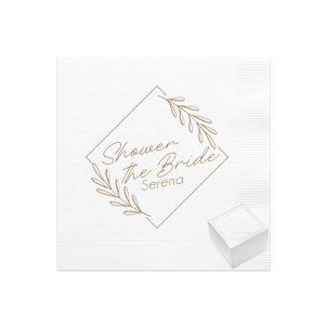 This new Napkin Reception Set with an unique Floral graphic on it will bring magical vibe on their day. All eyes on them! Your guests will agree!