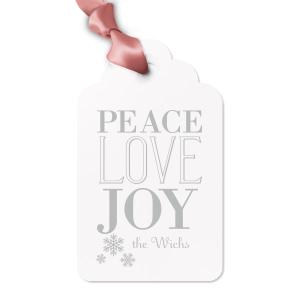 ForYourParty's personalized Poptone Convertible Red Arch Gift Tag with Matte White Foil has a Snowing graphic and is good for use in Christmas, Holiday, Home themed parties and couldn't be more perfect. It's time to show off your impeccable taste.
