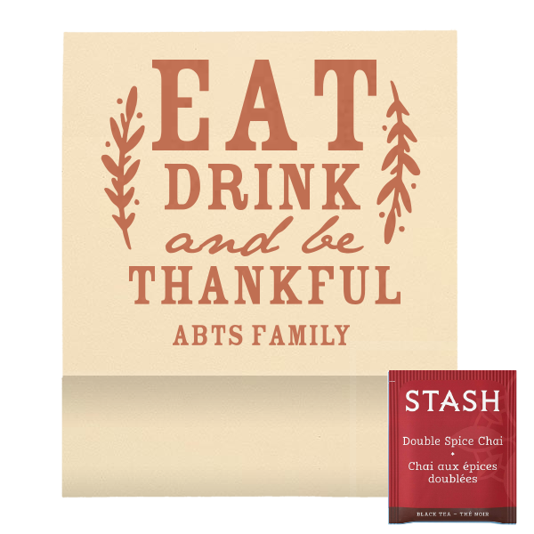 Sending these tea favors means you'll have a drinker on the receiving end, very thankful!