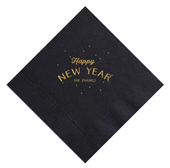 Custom Designed Roaring 20s Party Cocktail Napkins