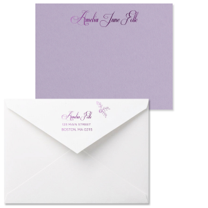 Sweet Floral Note Card with Envelope