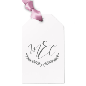 Personalized Poptone Teal/Peacock Luggage Gift Tag with Shiny Green Tea Foil has a Branch Frame 2 graphic and is good for use in Floral, Frames, Wedding themed parties and will impress guests like no other. Make this party unforgettable.