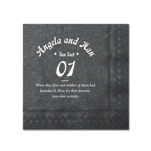 ForYourParty's personalized Spruce Cocktail Napkin with Shiny Green Tea Foil are a must-have for your next event—whatever the celebration!