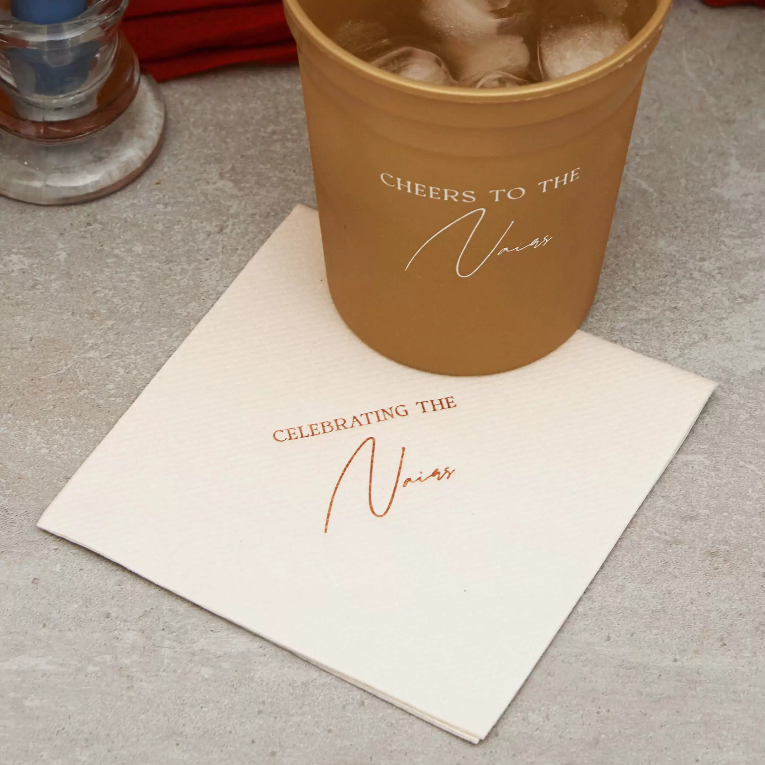 Boho Terracotta Wedding Celebration Napkin