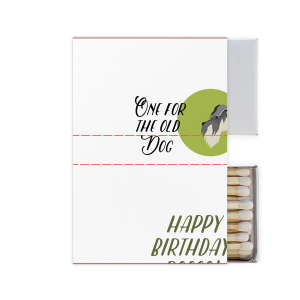 Old Dog Birthday Custom Photo Match