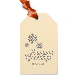 Our personalized Natural Frost White Luggage Gift Tag with Shiny Lavender Foil Color has a Snowing graphic and is good for use in Christmas, Holiday, Home themed parties and can be personalized to match your party's exact theme and tempo.