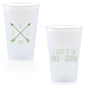 The ever-popular Matte Moss Green Ink 12 oz Frost Flex Cup with Matte Moss Green Ink Screen Print has a Cross Arrows 2 graphic and is good for use in Accents, Frames themed parties and can't be beat. Showcase your style in every detail of your party's theme!