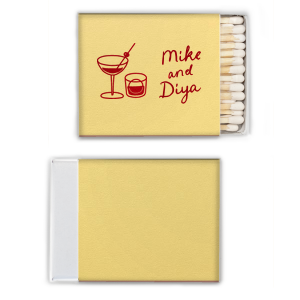 Strike up a memorable time with the Cocktail Hour Couples Cup. Featuring text personalized to your name in the foil stamp and box paper color of your choice, the classic design is perfect for anniversaries, retirements and engagements!