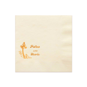 Add a touch of magic to your next special occasion with the Enchanted Mushroom Names Napkin. Customize the design with your choices of colors and styles, guaranteeing a memento that's as one of a kind as you are!