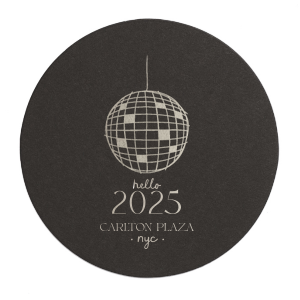Begin the year with style with the Hello New Year 2025 Coaster! The stylish and functional coaster comes in a variety of shapes and colors to suit your festivity needs.