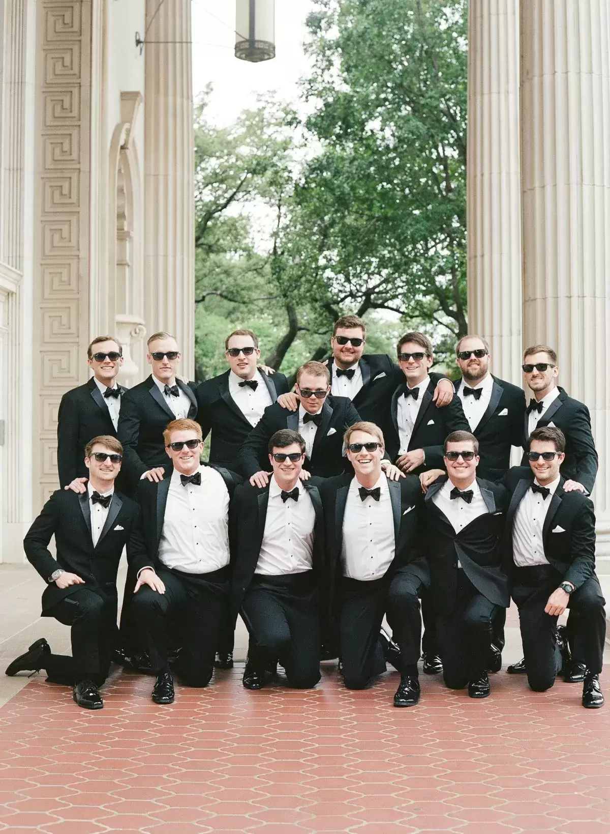groomsmen photo from Preppy Pink Luxury wedding