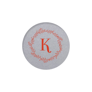 Our personalized Classic Crest Ivory Round Label with Matte Poppy Ink Digital Print Colors has a Rustic Wreath graphic and is good for use in Floral, Rustic, Wedding, Anniversary themed parties and will add that special attention to detail that cannot be overlooked.
