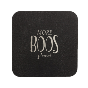 Our custom Black with Silver back Nouveau Coaster with Shiny Sterling Silver Foil will make your guests swoon. Personalize your party's theme today.