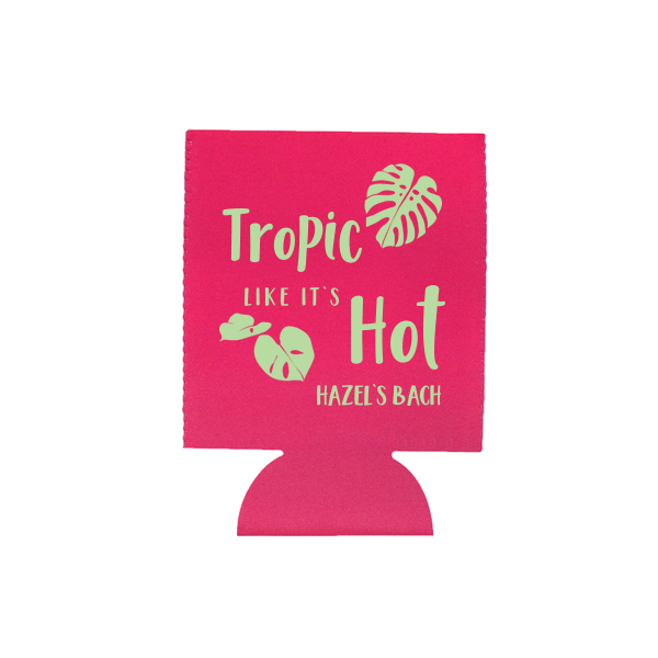 Tropical Bachelorette Can Cooler