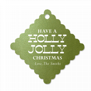 Holly Jolly Gift Tag