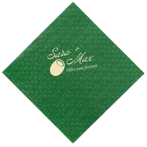 For your once in a life time special event you can't go wrong with the Olive You Forever Napkin. Cheekily express your devotion to one another with the trendy design in your choice of colors and styles.