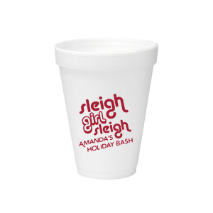 Our custom Matte Lipstick Red Ink 16 oz Styrofoam Cup with Matte Lipstick Red Ink Cup Ink Colors has a Sleigh Girl Sleigh graphic and is good for use in Christmas, Words, Holiday themed parties and will give your party the personalized touch every host desires.