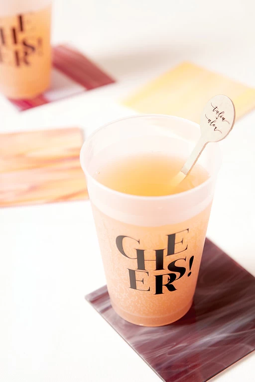 custom designed frost flex cups are perfect for summertime sipping, solo or with a crowd