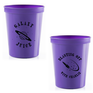 Our brand new Cosmic Space Party Cup is here, ready to make the party even more fabulous. Put your name on it and surprise your closest ones, expect a thousand compliments!