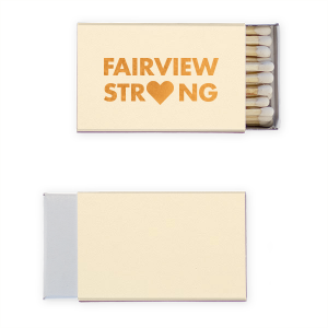 ForYourParty's chic Poptone Bright Coral Candle Matchbox with Shiny Copper Foil has a Solid Heart graphic and is good for use in Wedding, Hearts, Anniversary themed parties and will make your guests swoon. Personalize your party's theme today.