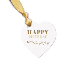 The Modern Happy Birthday Letterpress Gift Tag is currently the most popular Gift Tag for birthday occasions. It will bring joy like never before and will leave unforgettable moments.