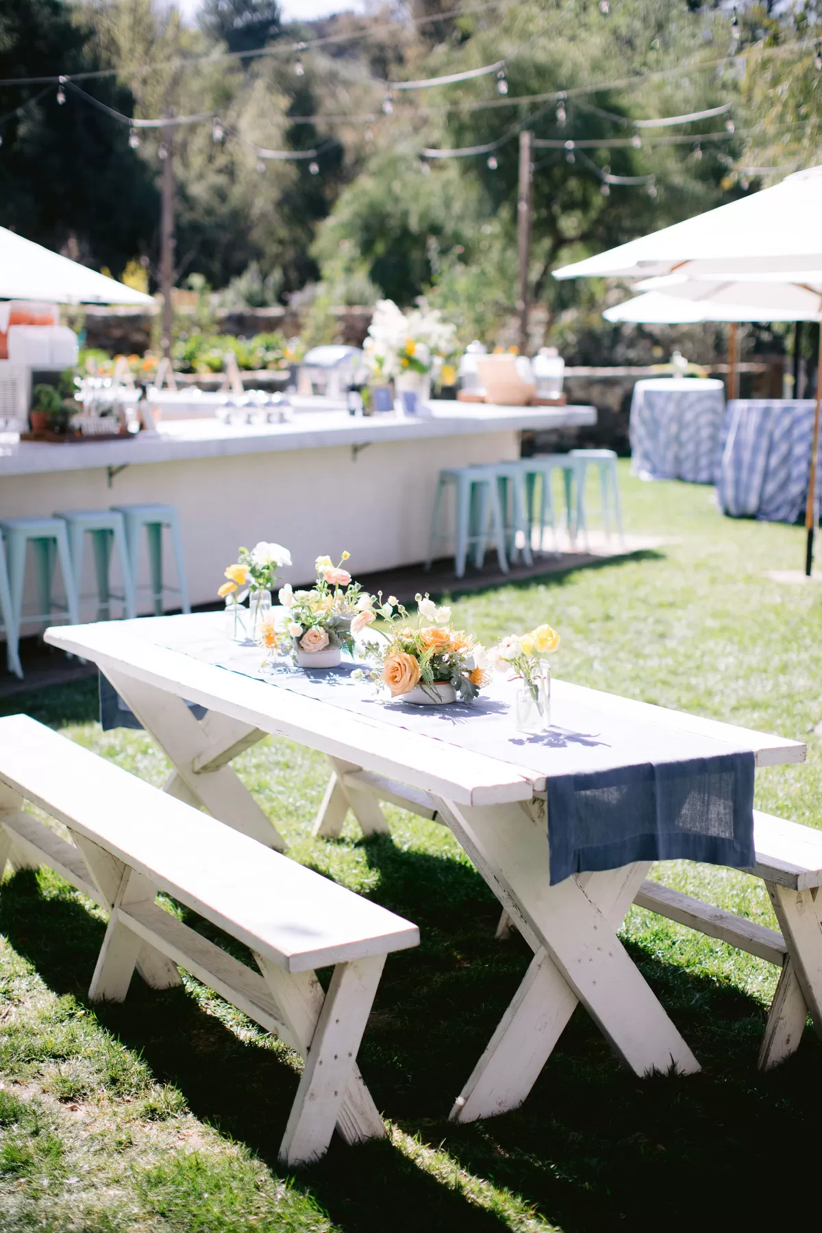 ample seating at the Jazymn Simon and Dulé Hill's baby shower