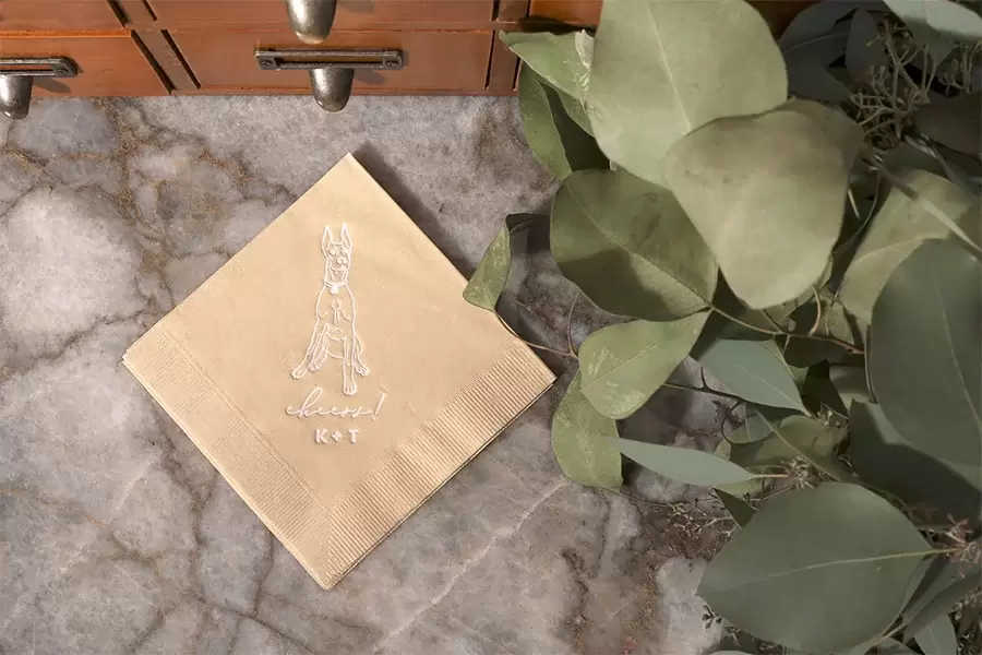 Custom Dog Napkins