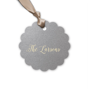 The ever-popular Stardream Galvanized Silver Diamond Gift Tag with Matte Ivory Foil couldn't be more perfect. It's time to show off your impeccable taste.