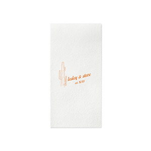 The ever-popular Destination Mexico Cactus Napkin that will beautify your party and can be customized to complement every last detail of your party. Give it a try today!