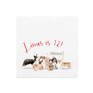 Personalized White Borderless Custom Photo + Foil Cocktail Napkin with Satin French Blue Foil are a must-have for your next event—whatever the celebration!