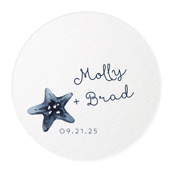 The ever-popular White Custom Photo Square Coaster with Matte Navy Ink Digital Print Colors will add that special attention to detail that cannot be overlooked.