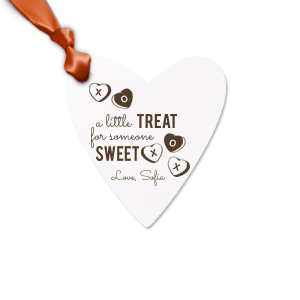 Our custom Stardream Ballet Pink Diamond Gift Tag with Shiny Merlot Foil has a Candy Heart Frame graphic and is good for use in Food, Hearts, Holiday and Vaelentine themed parties and will impress guests like no other. Make this party unforgettable.